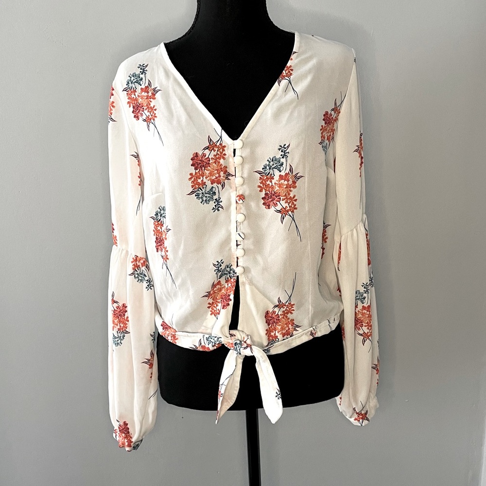 Floral Chiffon Blouse